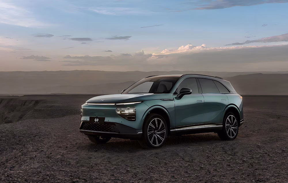 XPeng G9 electric SUV; earlier model-family photograph