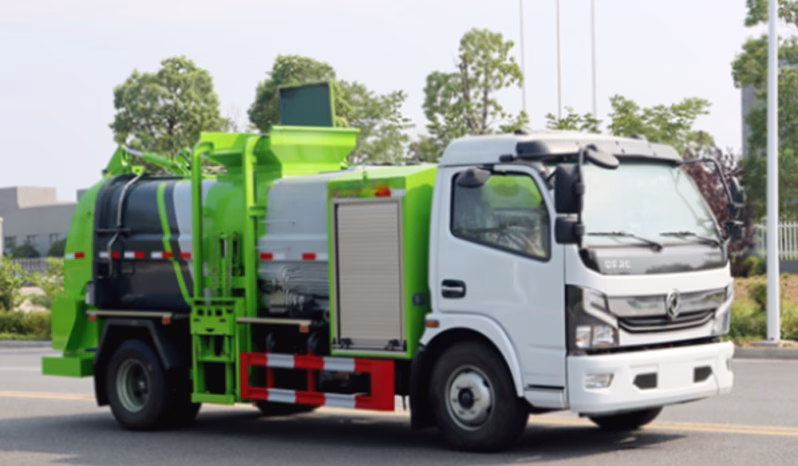 
								Pure Electric Kitchen Waste Truck full									