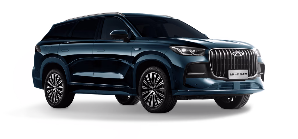 Chery Tiggo 9 exterior; manufacturer model-family reference image
