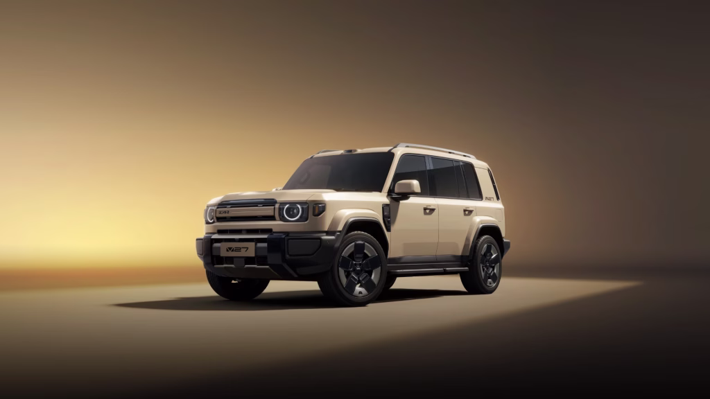 iCAR V27 exterior; manufacturer model-family reference image