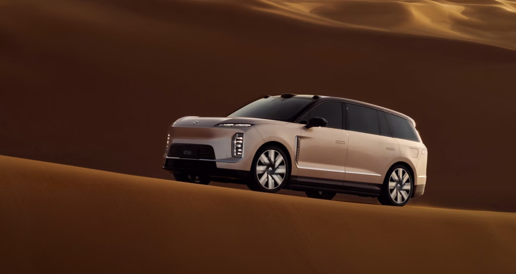 NIO ES9 exterior; manufacturer model-family reference image